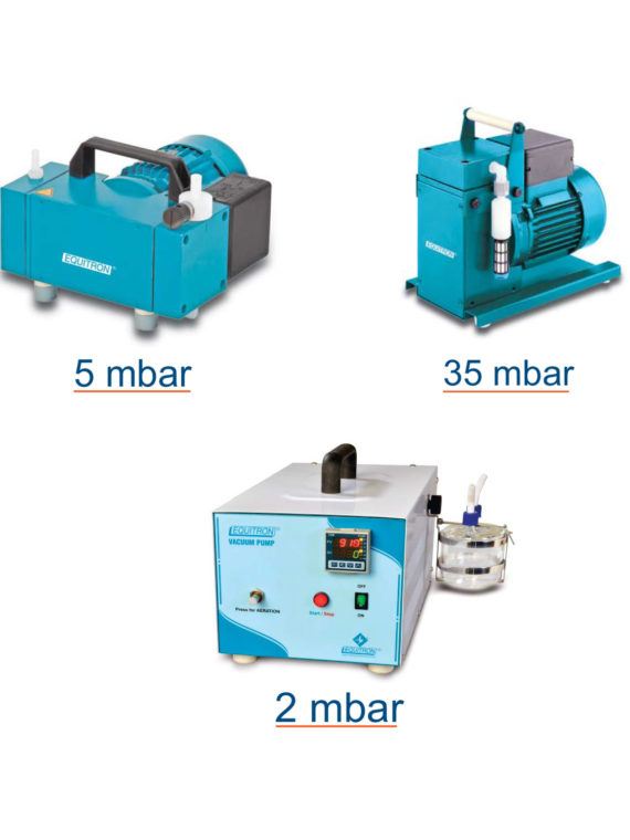 Vacuum Pump - PTFE coated diaphragm 5 mbar
